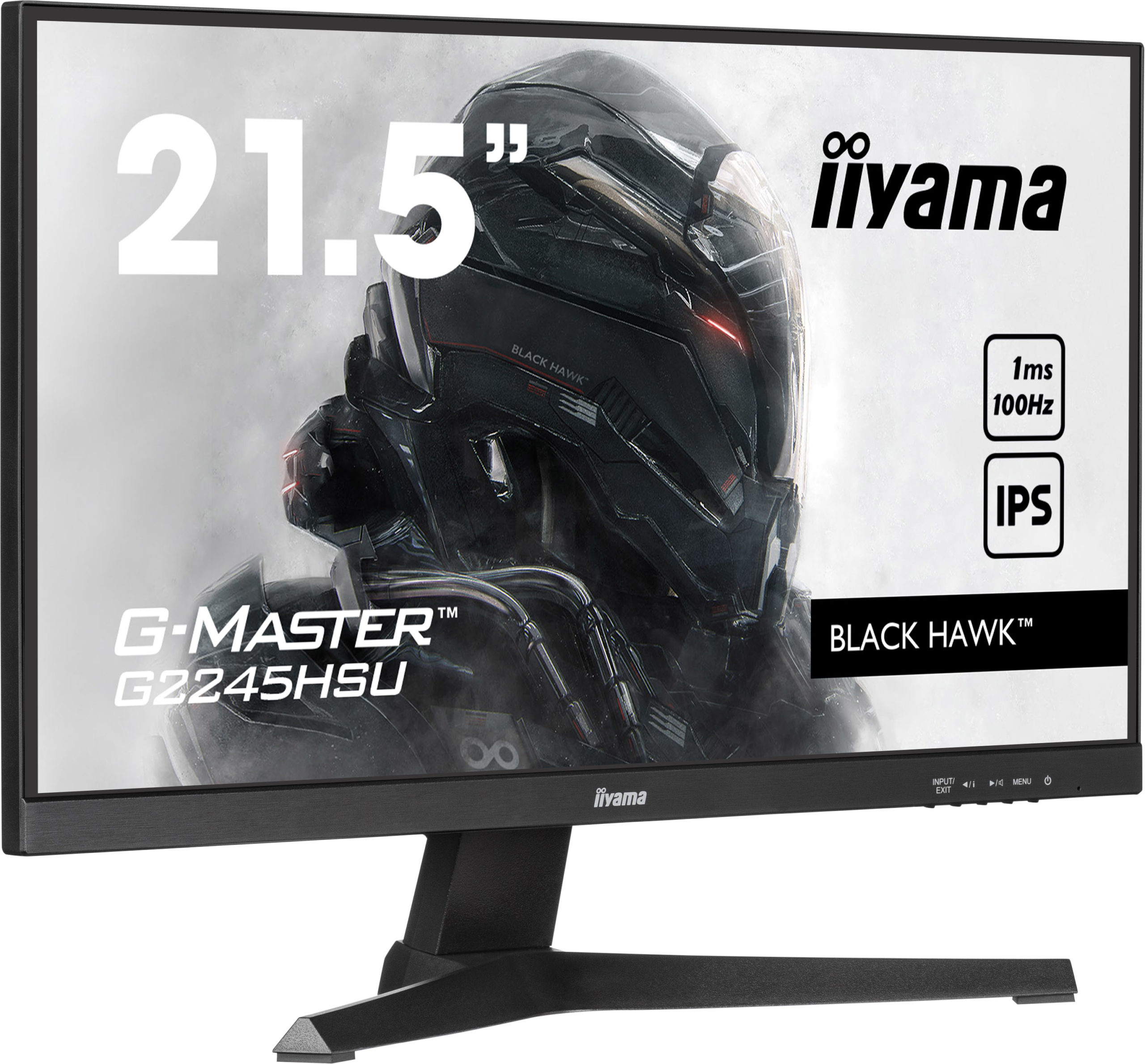 Moniteur Iiyama G-MASTER G2245HSU-B1  Black Hawk - 21.5"
