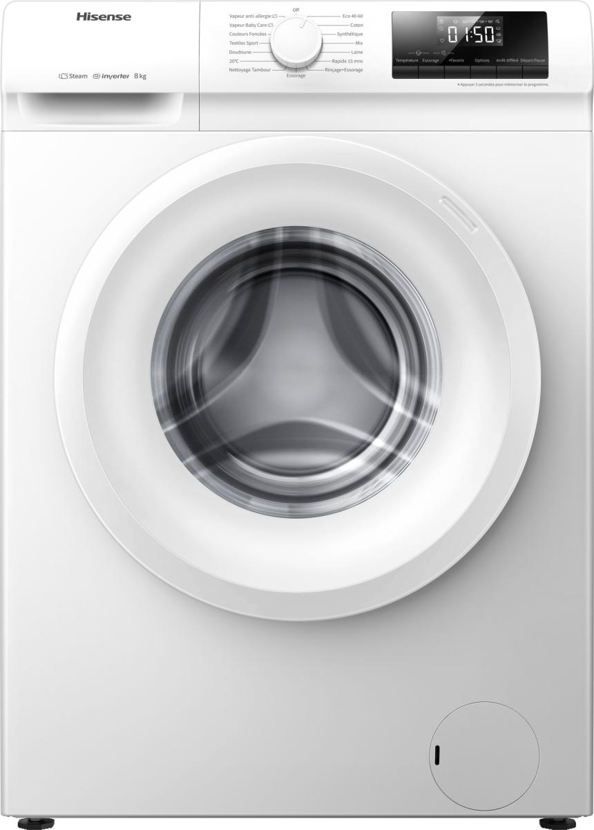 Lave-linge HISENSE WFLE8014EVM - 8 KG